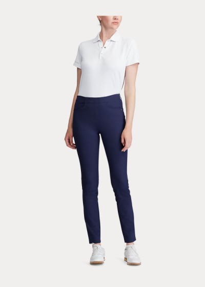 Pantalones Ralph Lauren Mujer Azul Marino - Stretch Athletic Golf - NDJHC0174